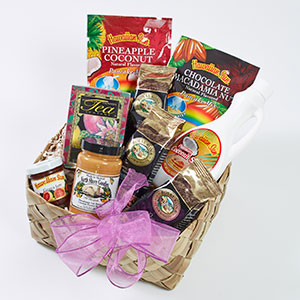 Ultimate Hawaiian Breakfast Gift Basket - Aloha Hawaiian Flowers